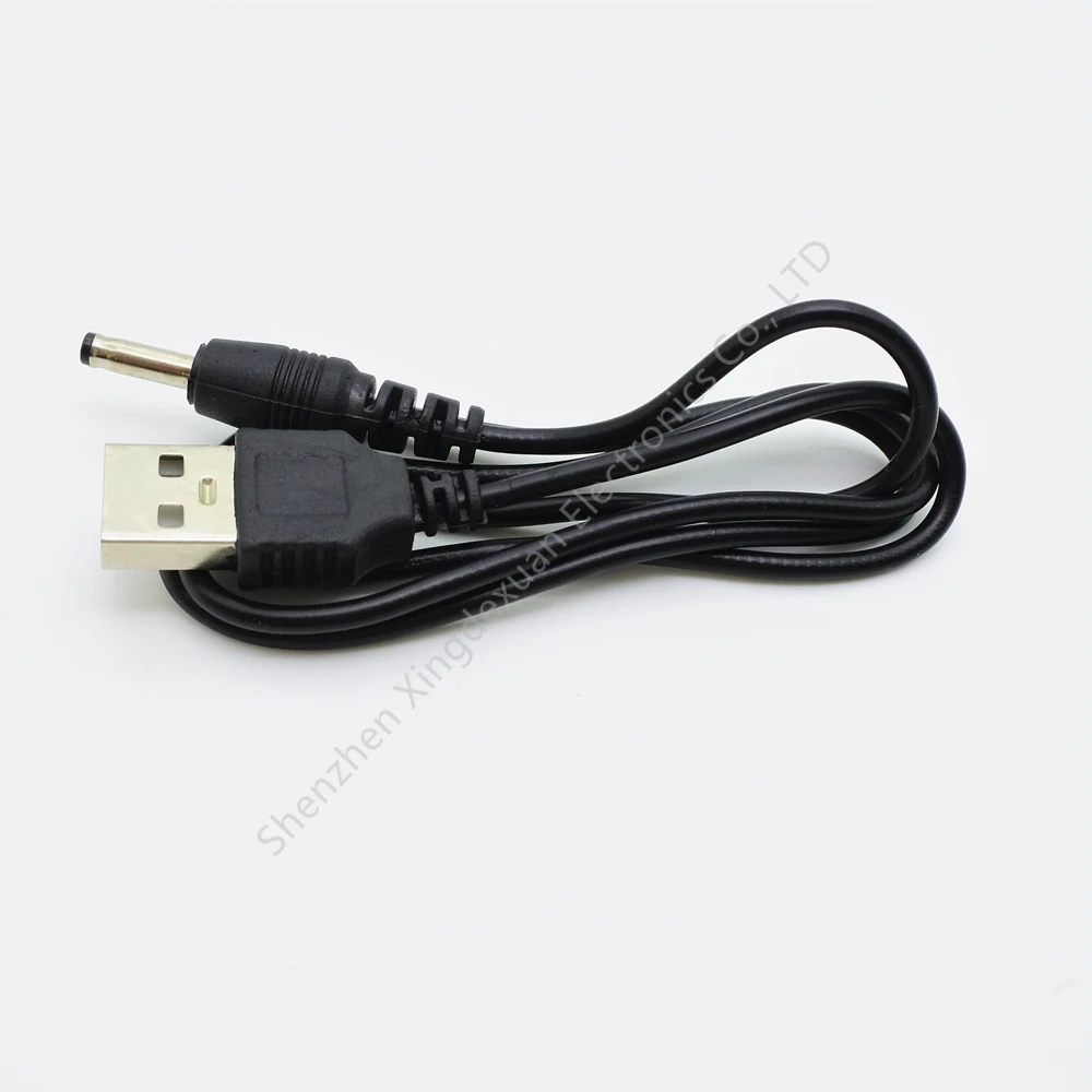 USB 2.0 A Штекер на 3,5x1,35 мм 3,5 мм Штекер Бочка Разъем 5 В постоянного тока Шнур питания Адаптер Кабель зарядного устройства 3,5 * 1,35 мм Изображение 0
