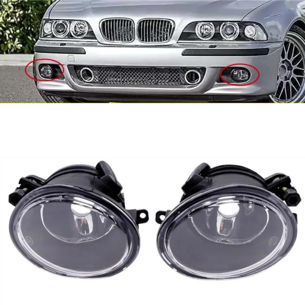 Для 01-06 BMW 3 серии E39E46M3 противотуманных фар 4-дверные передние противотуманные фары без лампочки Изображение 0
