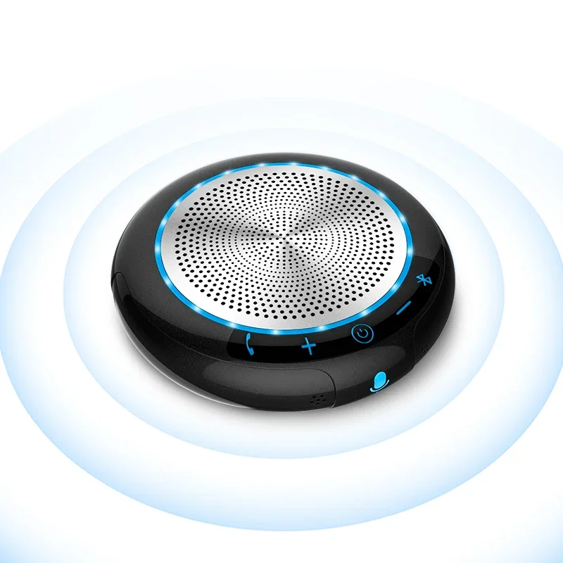 2022 Новый высококачественный интеллектуальный спикерфон Беспроводной микрофон для конференций Динамик Портативный USB-динамик для конференц-зала Изображение 1
