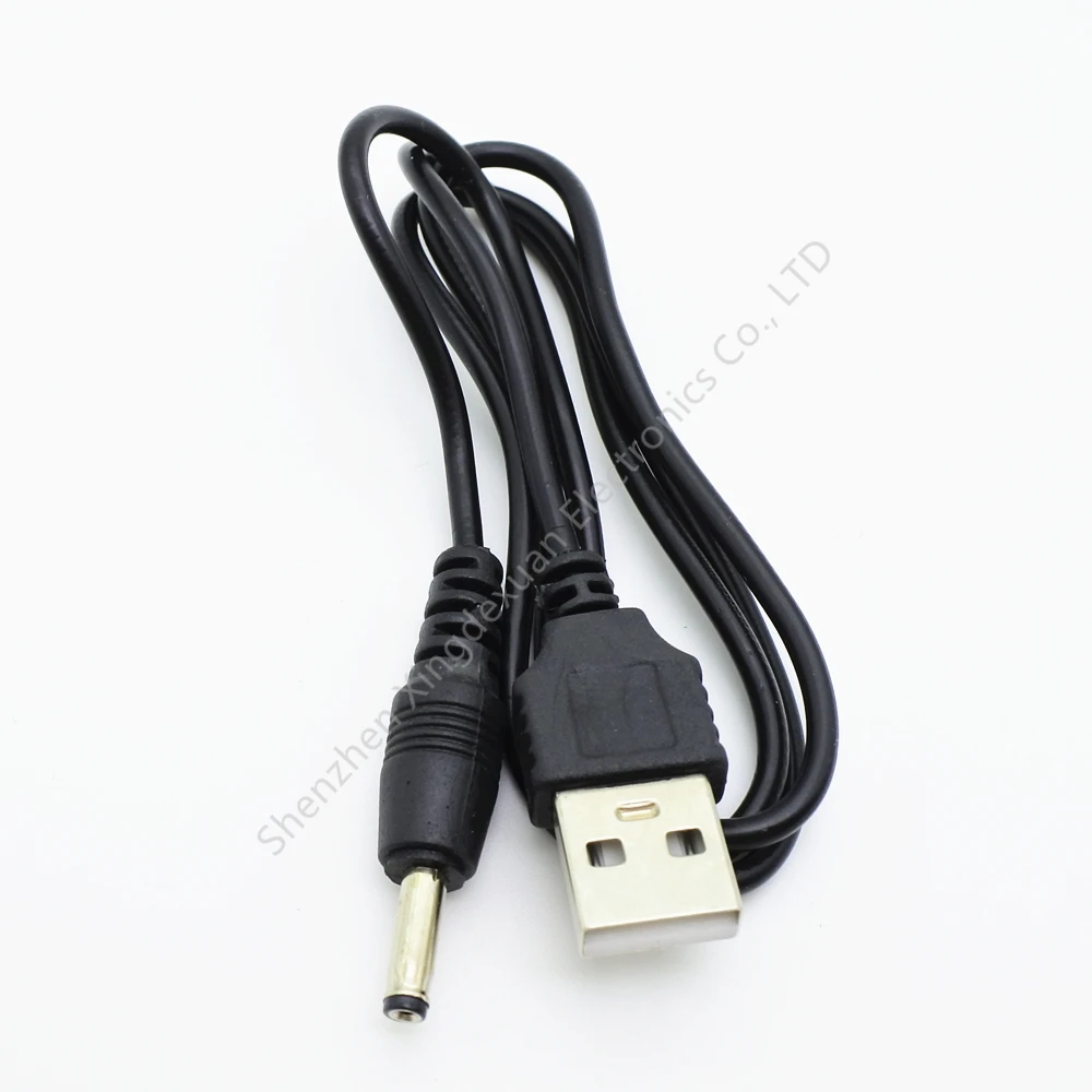 USB 2.0 A Штекер на 3,5x1,35 мм 3,5 мм Штекер Бочка Разъем 5 В постоянного тока Шнур питания Адаптер Кабель зарядного устройства 3,5 * 1,35 мм Изображение 1