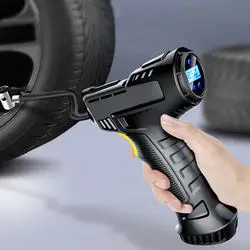 Беспроводной ручной компрессор воздушного насоса для шин автомобиля Автомобильный электрический воздушный насос Мини портативный воздушный насос для автомобильных шин Изображение 1