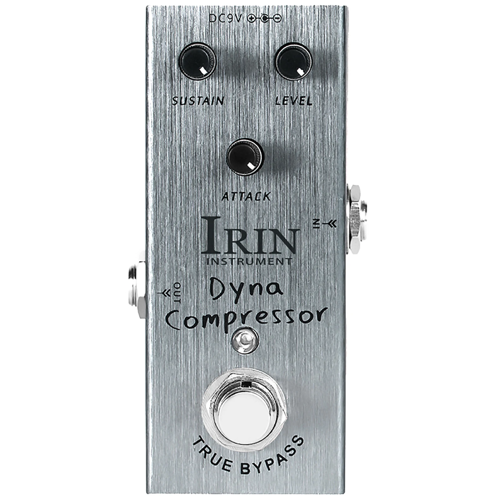 IRIN AN-06 Динамический компрессор Гитарная педаль эффектов с адаптером 9 В Воссоздание Классический компрессор Ross Малошумная гитарная педаль Изображение 2