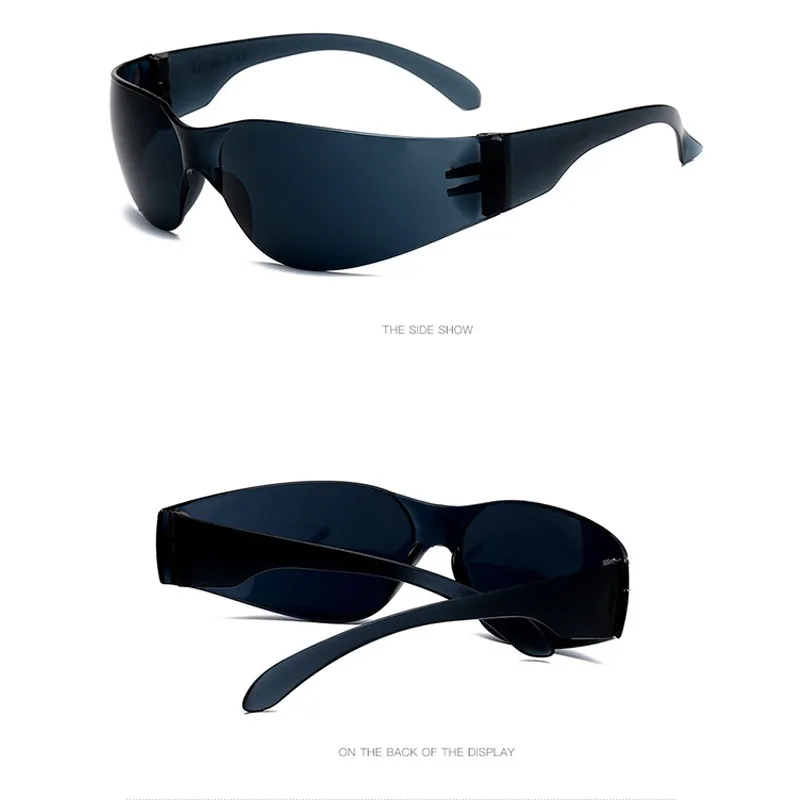 2 / 4 шт. Портативные солнцезащитные очки для верховой езды на открытом воздухе Прочные спортивные очки Универсальные взрывозащищенные солнцезащитные очки для путешествий Салон автомобиля Изображение 3