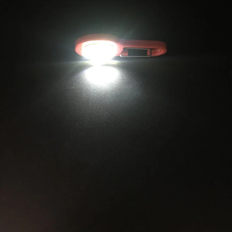 Портативный светодиодный фонарик Карабин Брелок Фонарик Лампы 3 режима Аварийный кемпинг Палатка Лампа Карман Рюкзак Свет Изображение 3