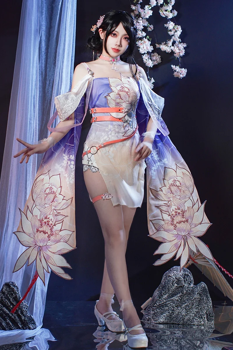 COS Store Аниме Игра Akuma Valorant Yin Ziping Imperial Sister Carnival Role CosPlay Костюм Полный набор Изображение 5